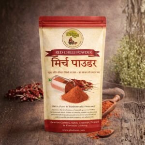 Phulwati Red Chilli Powder (Mirch Powder) – 100% Pure & Homemade, Traditionally Stone-Ground Lal Mirch, No Added Colour or Preservatives, Zipper Pouch